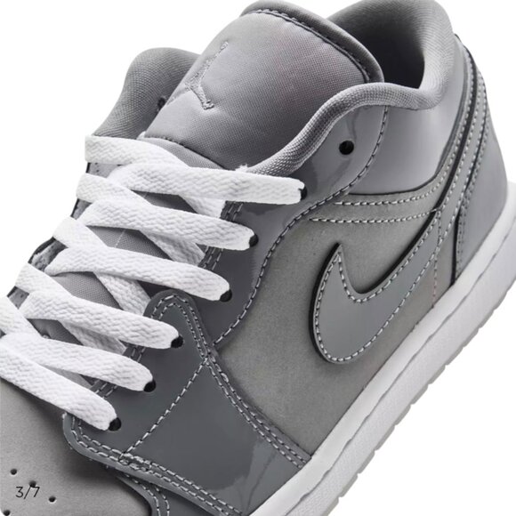 Air Jordan 1 Low SE Patent Cool Grey Mens Basketball Shoes HF3148 011 NEW main image 5